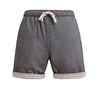 virblatt - Pantaloni Corti Uomo | Cotone | Pantaloncini Uomo Estivi Leggeri Pantaloni Hippie Bermuda Harem Etnici Pantaloncini Uomo Tasconi - Weltoffen Grigio L