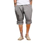 virblatt - Pantaloni Corti Uomo | Cotone | Pantaloni Etnici Uomo Pantaloncini Uomo Estivi Leggeri Pantaloni Larghi Bermuda Corti Harem Hippie - Großzügig Blu L-XL