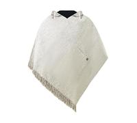 virblatt - Poncho Uomo Invernale | 100% Cotone | Coperta Pile Tabarro Con Cappuccio | Stile Messicano Oversize - Abajo WD L-XL