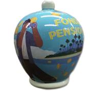 Virca 92610 - Salvadanaio Terracotta Fondo Pensione