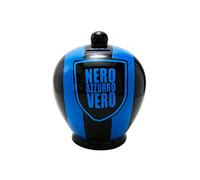 Virca 93666 - Salvadanaio Terracotta Calcio Vero, Nero/Azzurro