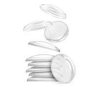 virea 10 x Fermaporta 40 x 8 mm Trasparente - - Paracolpi autoadesivi per porte - - Paracolpi elastici per pareti - - Per proteggere pareti e mobili - - Paracolpi per la maniglia della porta
