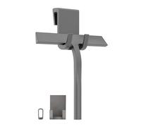 virea Tergivetro per doccia in silicone grigio 23 cm - Doccia tergicristallo con sospensione - Spatole lava doccia de vetri rimuove i liquidi senza lasciare residui - Con anima in acciaio inossidabile