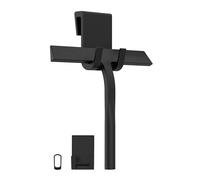 virea Tergivetro per doccia in silicone nero 23 cm - Doccia tergicristallo con sospensione - Spatole lava doccia de vetri rimuove i liquidi senza lasciare residui - Con anima in acciaio inossidabile