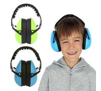 VireEyU 2 Pack Cuffie Antirumore per Bambini - Cuffie Pieghevoli per Bambini da 3 a 16 Anni - Riduzione del Rumore NRR 21dB per Dormire, Viaggiare, Sfilate di Carnevale, Autismo