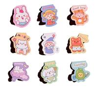 VireEyU Segnalibri Magnetici, Clip per Pagine, 9 Pezzi, Segnalibri a Forma di Cartone Animato Carino per Studenti, Amanti dei Libri, Regali per Insegnanti