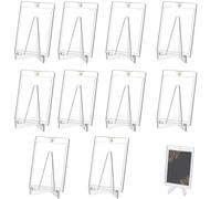 VireEyU Set di 10 Custodie Protettive Magnetiche 35PT con Supporto in 10 Acrilico per Carte da Collezione come Magic e Carte Sportive - Ideale per Collezionisti e Mostre(20PCS)