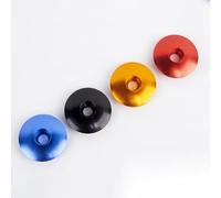 VIRELLO 10PCSBikeHeadsetTopCap,alluminiumAlloyForkCoverforkper28.6mmStem,31.8mmOD,LightweightPartsAccessori,Nero