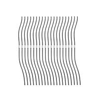 VIRELLO 20 pezzi di ricambio per Bosch AFS 23-37, 39 cm x 3,5 mm, corda in nylon resistente, alta resistenza all'usura, accessori per attrezzi da giardino