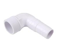 VIRELLO Adattatore a gomito per piscina, connettore in PVC da 1,5 pollici per pompa filtro Poolzilla, compatibile con Swimline modello 89070