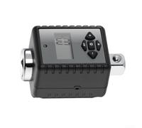 VIRELLO Adattatore dinamometrico digitale da 1/2", attacco elettronico con display LCD, per manutenzione delle ruote dell'auto, in acciaio grigio, 75 mm (10-200 Nm)