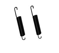 VIRELLO Confezione da 2 molle di estensione M45123, compatibili con trattore da giardino John Deere 55-430 RX73 SX95 SRX75, parti di ricambio in metallo nero