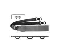 VIRELLO Corda da appendere in pelle per Mavic 4 Pro, cinturino in pelle PU e lega di alluminio con viti per telecomando DJI RC Pro 2, grigio