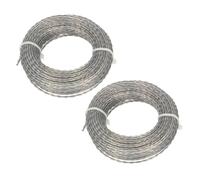 VIRELLO Core-ReinForced - Filo per decespugliatore elettrico e decespugliatore, 2,0-4,0 mm×10 m×2, in nylon flessibile, resistente al calore e all'abrasione, per decespugliatori elettrici