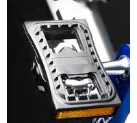 VIRELLO FlatPedalAdaptersforSPD, ConvertCliplessM520/M540/M8/M9000toFlatPlatform,NylonMTBBikeShoeCleatCovers,Nero, Coppia