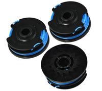 VIRELLO Flymo - Kit di ricambio per bobine e linee, 3 pezzi, in nylon, per modelli PTXT25, SET250, SET300, STXT25 e Flymo Contour, Power Trim, Multi Trim