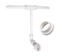 VIRELLO Fontana per piscina, con doppio spruzzo, con tubi regolabili a 360°, per piscine fuori terra e interrate, raffredda l'acqua di 6-10 gradi