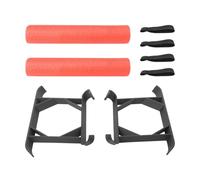 VIRELLO Galleggiante d'acqua per DJI Mavic 4 Pro, kit di aste galleggianti con cinghie per atterraggio stabile in acqua, accessorio leggero in schiuma PC, nero e rosso