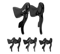 VIRELLO LTWOORoadBikeShiftLeverKit,CompatibileconR2R3R5R7,Lega di alluminioABSShifterSetfor7-9Speed,SinistraDestraGearLeverswithCavi,Nero