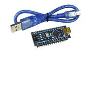 VIRELLO Mini cavo USB per Arduino Nano V3.0 con chip ATmega328P e convertitore TTL CH340G - Scheda di sviluppo plug-and-play per prototipazione elettronica