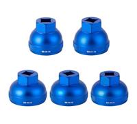 VIRELLO MountainBikeBottomBracketTool,lega di alluminioIntegratedThreadedCupRemoverwithWrenchforBB-39-16/49-16, blu