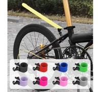 VIRELLO Parafango pieghevole per bicicletta, in gomma, regolabile, con nucleo in acciaio a molla, per ruote da 35,6 a 55,9 cm, drenaggio rapido per una facile conservazione e trasporto, colore nero