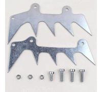 VIRELLO Set di punte per cani da abbattimento per motosega, in acciaio resistente, design facile da installare per serie 024AV/026/028/M60/M70/M80