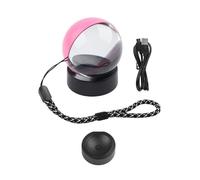 VIRELLO Sfera video in cristallo WiFi da 7 cm, memoria LED personalizzata con display dinamico per anniversari, compleanni, matrimoni, decorazione per la casa, regalo nero