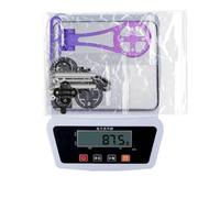 VIRELLO Supporto regolabile per bicicletta, in lega di alluminio, con rotazione di 180°, per GarminBrytonWahoo, LightBracketKit, sfumato rosa