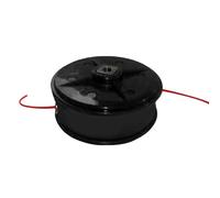 VIRELLO Testina manuale da 2,4 mm per decespugliatori ad albero dritto Echo - Costruzione in nylon, design arancione ad alta capacità per il taglio di terreni robusti