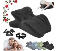 Vireon Sweet Spot Cuscino, 27 ° angolo perfetto posizione coppia cuscini, ergonomico cuneo memory foam Butt Cushion, esperienza migliore supporto e allineamento (A)