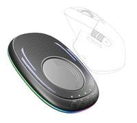 VIRGA CARE Mouse Jiggler ultra sottile e silenzioso con timer, dispositivo Wiggler per mouse senza driver con interruttore on/off, luce respirabile per mantenere il computer attivo