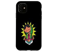 Virgen de Guadalupe Cartoon Cute Chibi Virgin Mary Custodia per iPhone 11