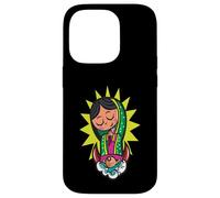Virgen de Guadalupe Cartoon Cute Chibi Virgin Mary Custodia per iPhone 14 Pro