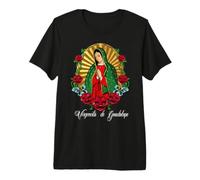 Virgen de Guadalupe Mexican Virgin Mary Catholic Blessed Maglietta Premium
