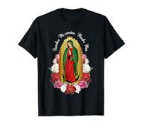 Virgen De Guadalupe Santa Maria Bendice Mi Camino Madre Mía Maglietta