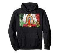 Virgen De Guadalupe Virgin Mary Our Lady of Guadalupe Mexico Felpa con Cappuccio