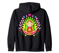 Virgen María de Guadalupe Morenita Patrona de los Mexicanos Felpa con Cappuccio