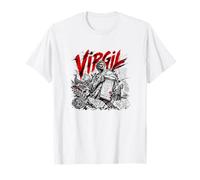 Virgilio Poeta Romano Eneide Latino Epic Classic Maglietta