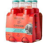 Virgin Bellini, Bellini Analcolico, Cocktail Italiano Senza Alcol alla Pesca Bianca (4 x 180 ml) - Cipriani