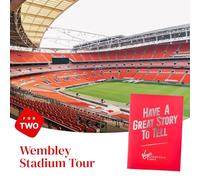 Virgin Experience Days Tour dello stadio di Wembley per due - Visita la mostra Crossbar e la Walk of Legends, siediti sulla sedia del gestore e guarda lo spogliatoio, il tunnel, le scavate e la Royal