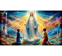 Virgin-Mary Puzzle impossibili 1000Pcs Decorazione per la casa. Rilassamento e Intelletto per Adulti e Bambini da 12 AnniVirgin-Mary38x52cm/1000pcs