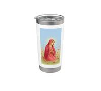 Virgin Mary Rosary Prayer Christian Catholic Religious Case Bicchiere termico in acciaio inox doppia parete