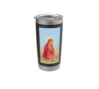 Virgin Mary Rosary Prayer Christian Catholic Religious Case Bicchiere termico in acciaio inox doppia parete