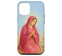 Virgin Mary Rosary Prayer Christian Catholic Religious Case Custodia per iPhone 12/12 Pro