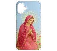 Virgin Mary Rosary Prayer Christian Catholic Religious Case Custodia per iPhone 16 Plus
