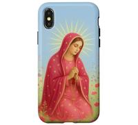 Virgin Mary Rosary Prayer Christian Catholic Religious Case Custodia per iPhone X/XS