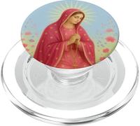 Virgin Mary Rosary Prayer Christian Catholic Religious Case PopSockets PopGrip per MagSafe