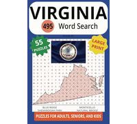 VIRGINIA 495 WORD SEARCH: Boost Your Brain Skills With The Birthplace Of The Nation Puzzle!