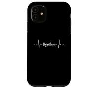 Virginia Beach City Vibes | Heartbeat Travel Estetic Custodia per iPhone 11